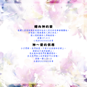 轉向神的愛