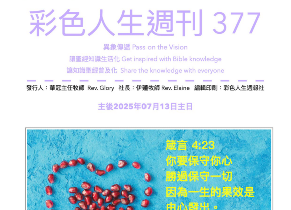 彩色人生週刊 第 377期