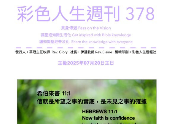 彩色人生週刊 第 378期