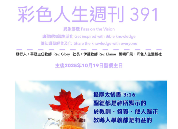 彩色人生週刊 第 391期