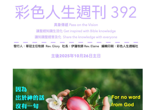 彩色人生週刊 第 392期